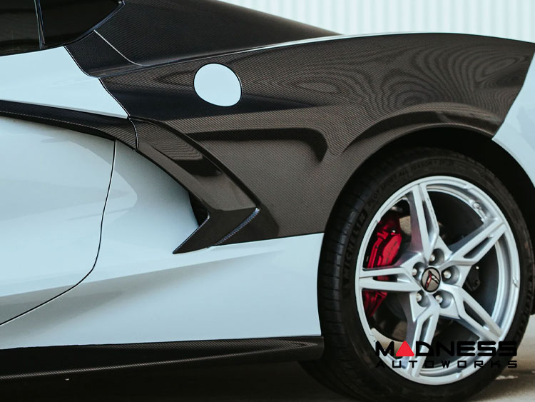 Chevrolet Corvette C8 Carbon Fiber Rear Fenders - Anderson Composites 